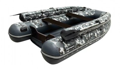 Лодка ПВХ Хатанга PRO-330 НДНД фальшборт камуфляж моторная