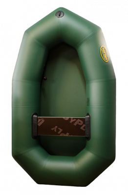 Лодка надувная гребная ПВХ Гелиос 19 (зеленый)
